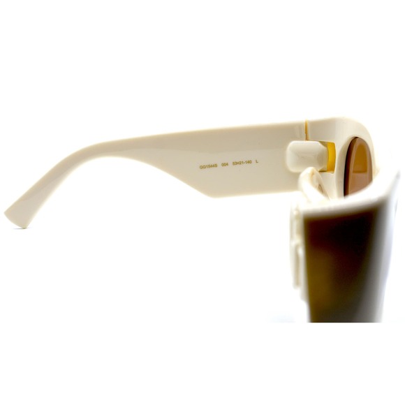 NEW GUCCI GG1544S 004 IVORY BROWN AUTHENTIC SUNGLASSES - Picture 14 of 16